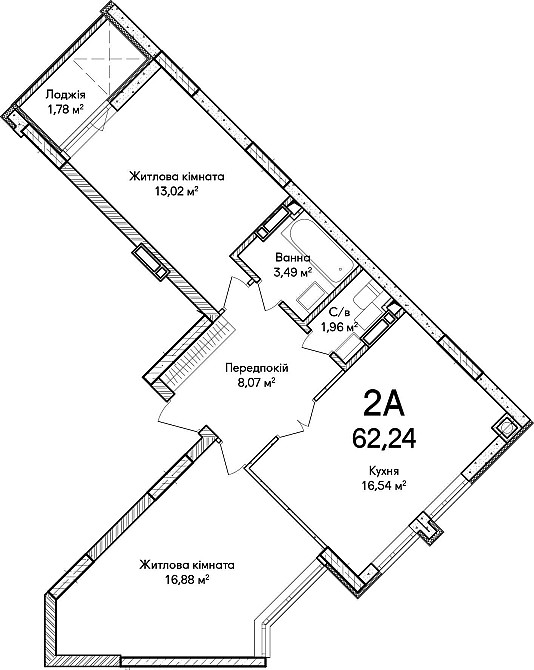 Вигідна ціна! Двокімнатна квартира 62м2 Ірпінь - зображення 7
