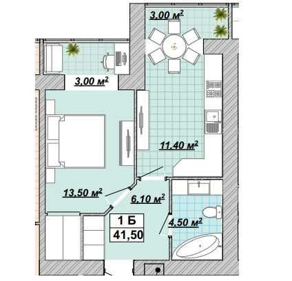 Однокімнатна, в центрі продам 1-кімн,квартира Галицька Васильянок,Княг Івано-Франківськ - зображення 6