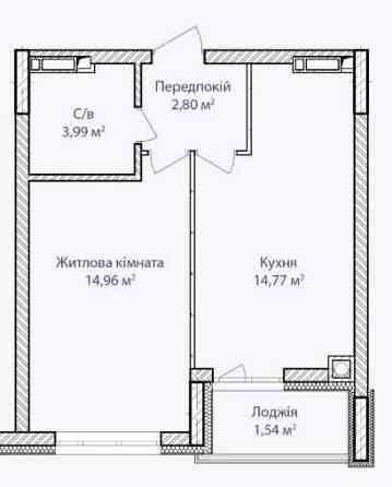 Однокімнатна квартира з балконом в ЖК Бізнес класу за вигідною ціною! Іrpin