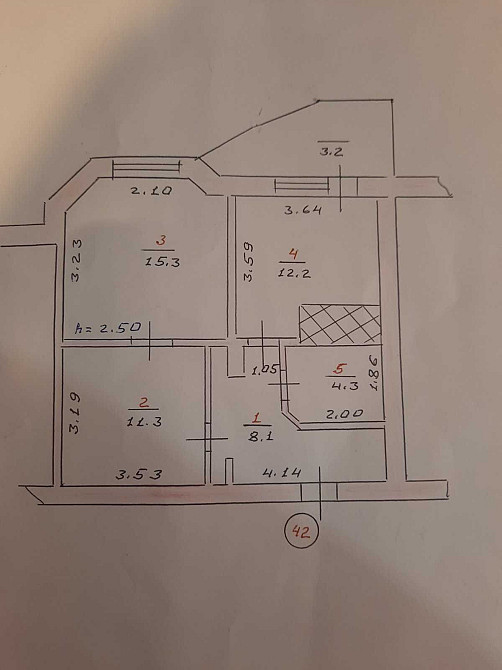 Продам 1к.кв. VRV  ID: 323 Хмельницький - зображення 2
