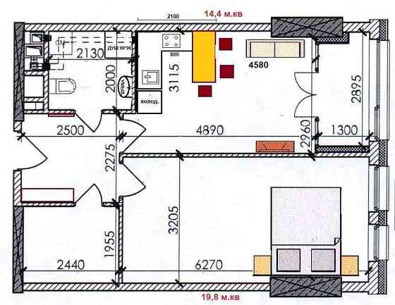 Продаж квартири ЖК Manhattan city  1-к 8 поверх краща пропозиція в ЖК Kyiv