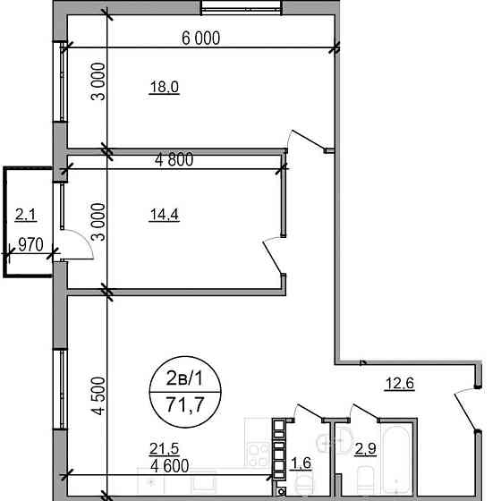 Продаж 2к квартири ЖК Парксайд, ремонт Whitebox Basivka