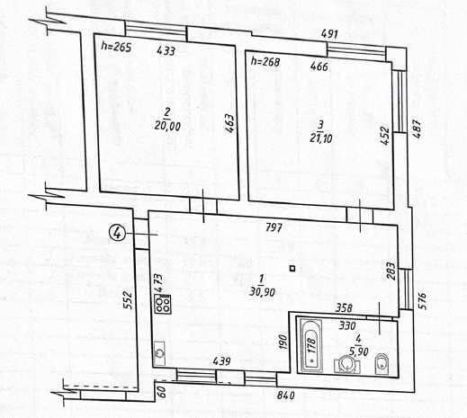 Сучасна Люкс квартира 77 кв.м Мукачево - изображение 2
