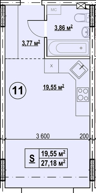 Квартира-студія від забудовника,м.Бориспільська 5хв!Без комісії! Киев - изображение 1
