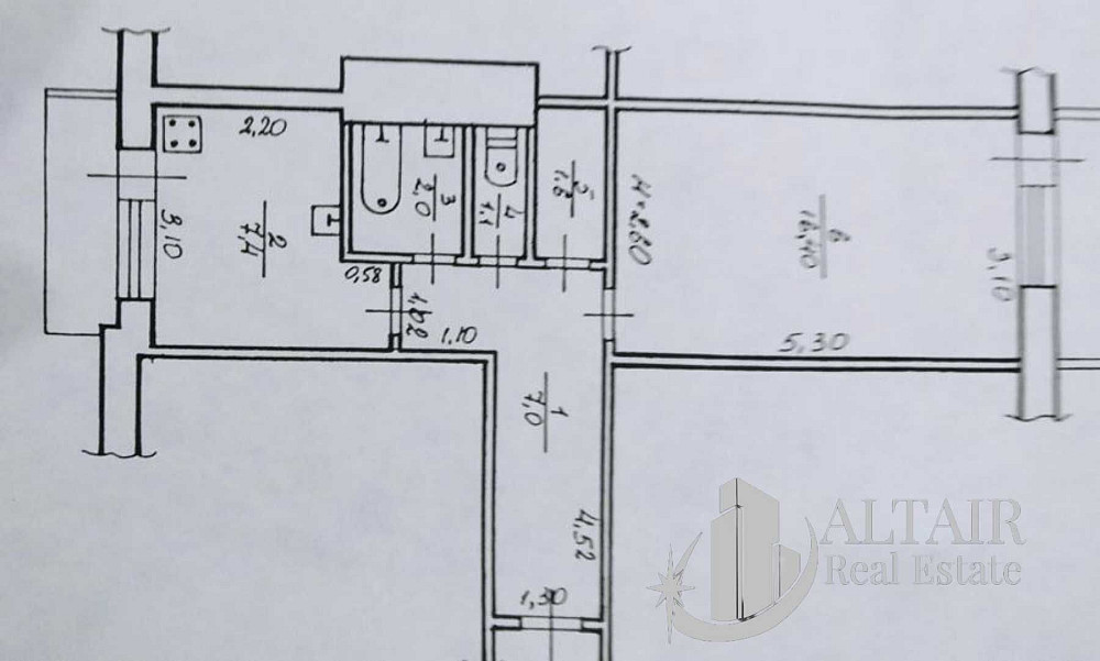 В продаже 1 ком. кв. 36 м2 двухбалконка, пр. Победы, Алексеевка VI Харків - зображення 5