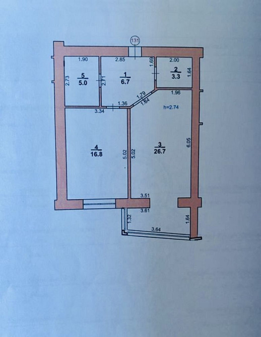 Красива 1 кімнатна в Центрі, поряд річка і парк Хмельницький - зображення 8