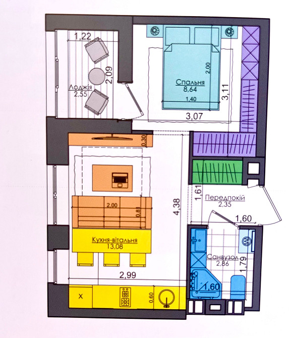 квартира в Файна Таун, вул. Салютна, Шевченківський р-н,Нивки Киев - изображение 3