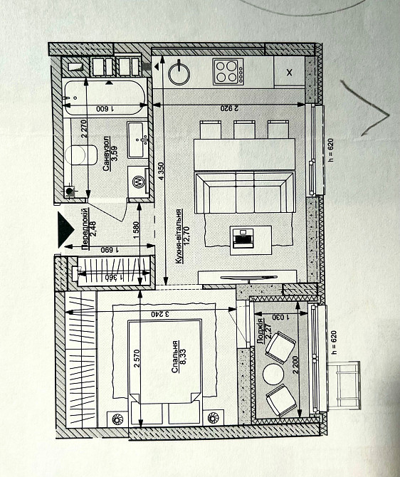 квартира в Файна Таун, вул. Салютна, Шевченківський р-н,Нивки Киев - изображение 4