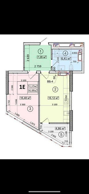 Глибочицька вул. 73/77 1к квартира ЖК Podil Plaza & Residence Киев - изображение 6