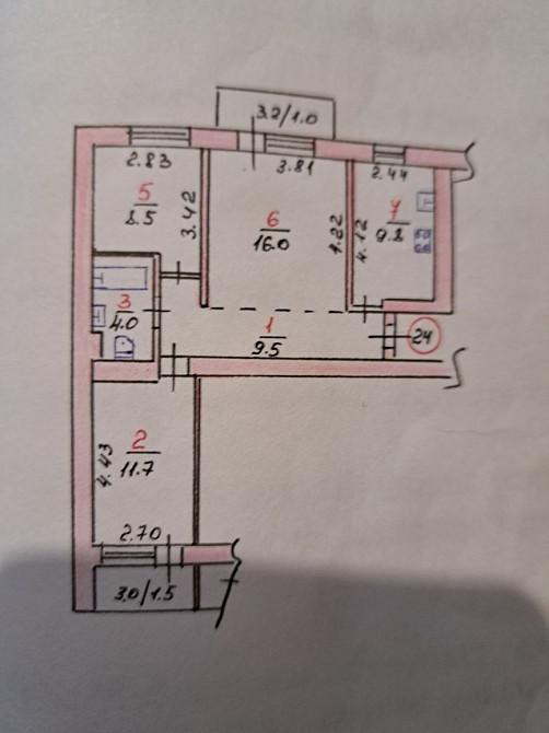 Продается 3ком.кв  ул.Галины Петровой. ( центр города) Миколаїв - зображення 2