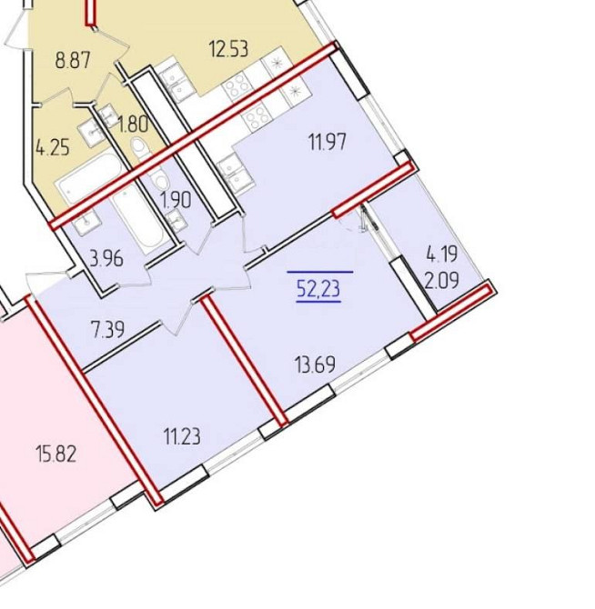 Срочно! 2к квартира в комплексе Kadorr City, Краснова. 63 Жемчужина Одесса - изображение 2