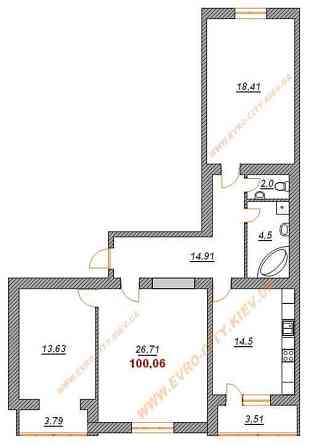 Сдам в аренду 3ком квартиру 103кв.м на 3 этаже ЖК София Сити Франка 5 Sofiivska Borshchahivka