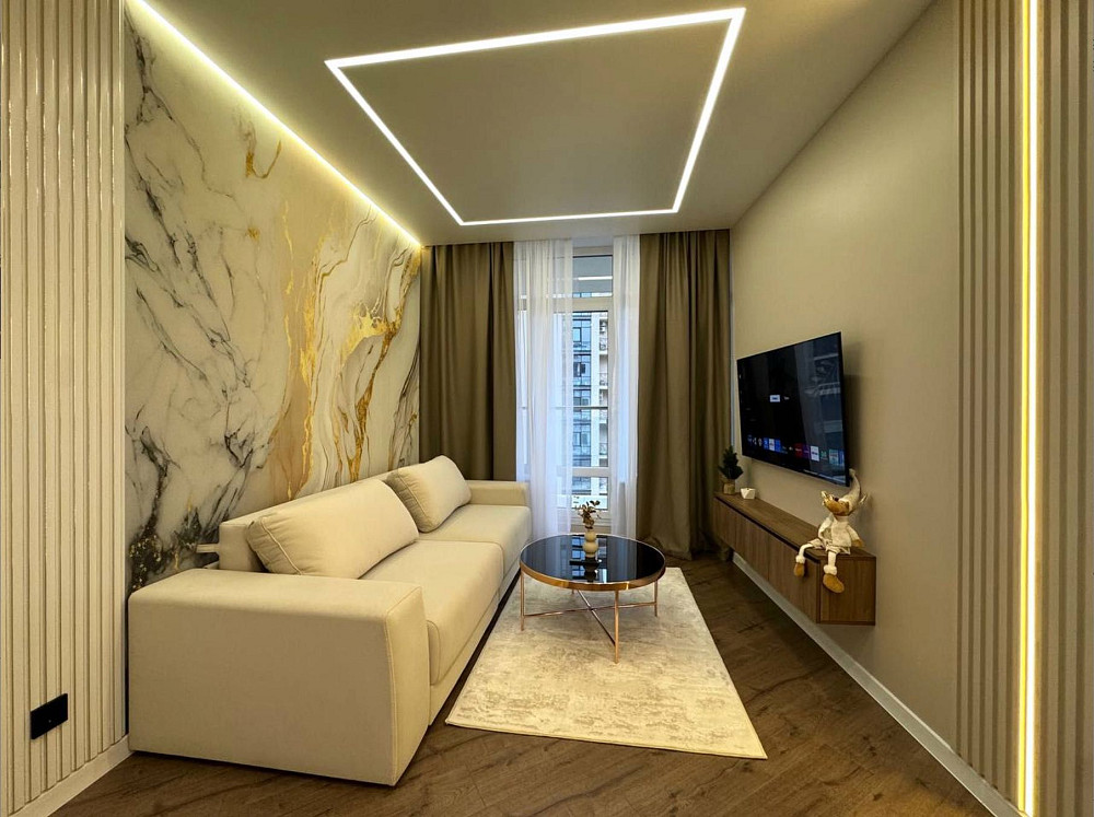 ЖК "36 жемчужина", 2 комн с новым ремонтом и мебелью, 70 метров. Одесса - изображение 6