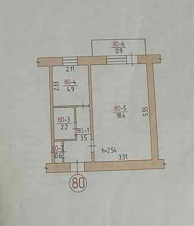 Продаж власної квартири 1к/кв в Лісках Mykolaiv