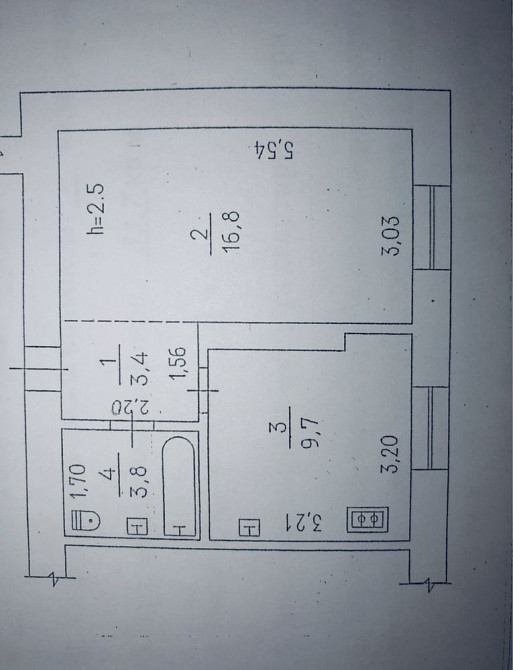 Однокімнатна простора квартира в районі ж/д Черкассы - изображение 8