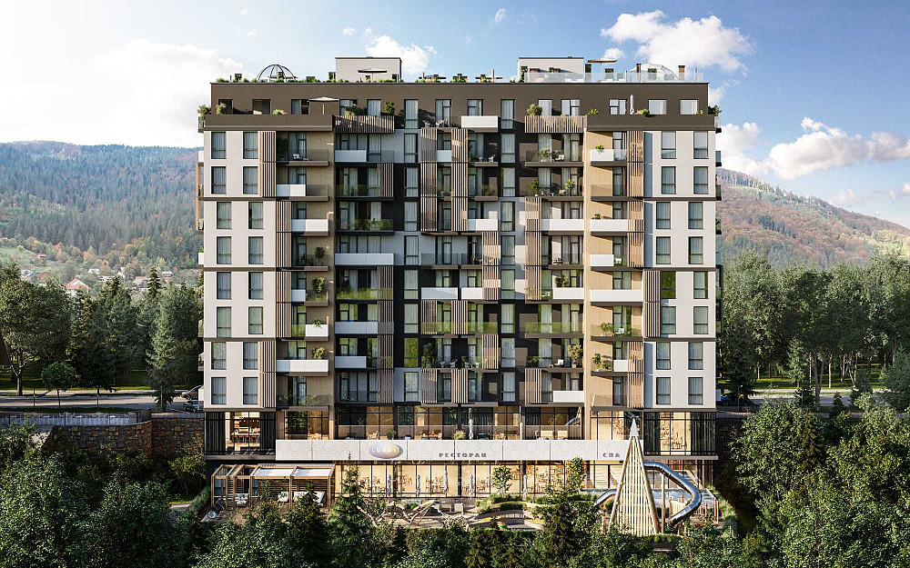 Простора квартира в новобудові в центрі Яремче, 48м2 Яремче - изображение 1