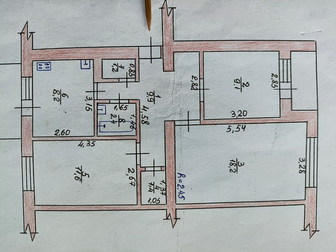 Продається 3-х кімнатна квартира . Starokostiantyniv - photo 1