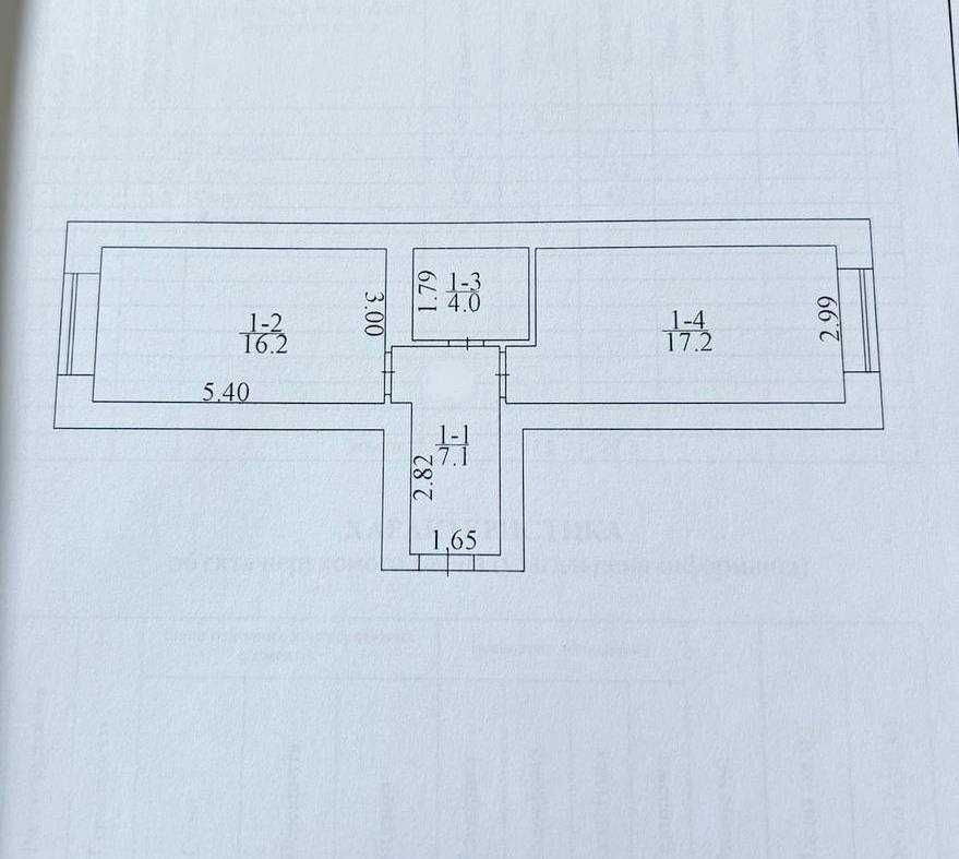 Велика 44 м2 та простора однокімнатна квартира з газовим опаленням Ірпінь - зображення 1