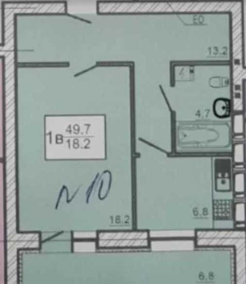 Новострой ЖК ОАЗИС Продам 1К квартиру 50м на 2 этаже Дом сдан GT Харків - зображення 2