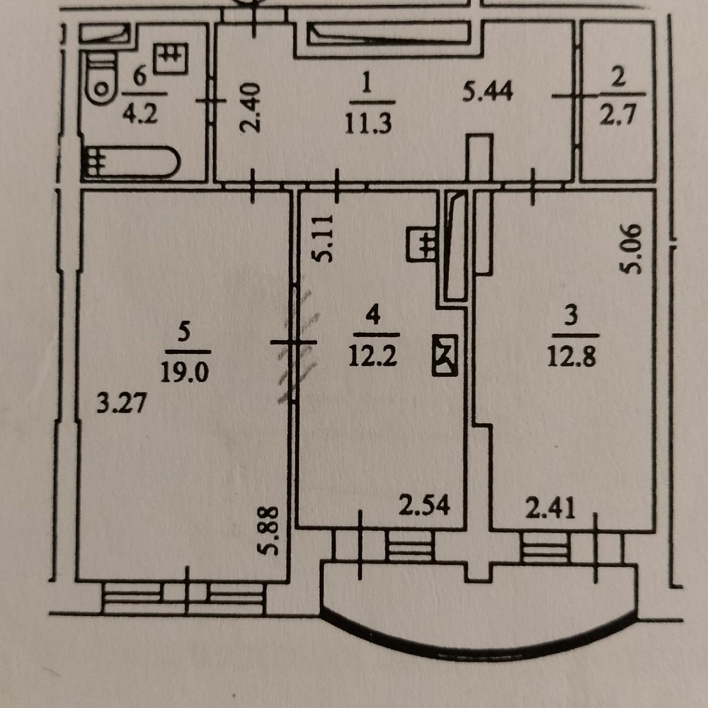 Своя 2к.кв. м"Житомирская" Крамского,9. Святошино Киев - изображение 4