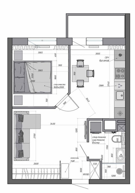 Здам євродвушку від ВЛАСНИКА кадор 59ж 44м2 Одесса - изображение 7