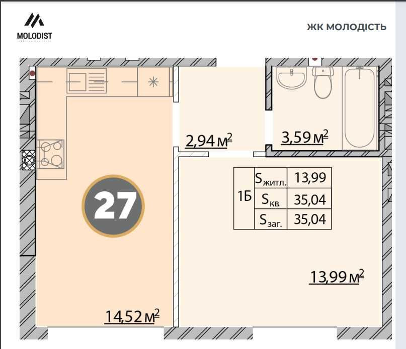 1к квартира під Єоселю, податки сплачуємо ми! Ірпінь - зображення 4