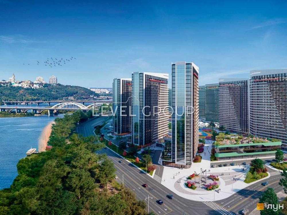 БЕЗ КОМІСІЇ! Продаж 2к квартири в ЖК Great, Дніпровська набережна Киев - изображение 1