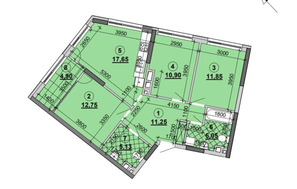 ЖК Great 3 кімнатна, власник Киев - изображение 3