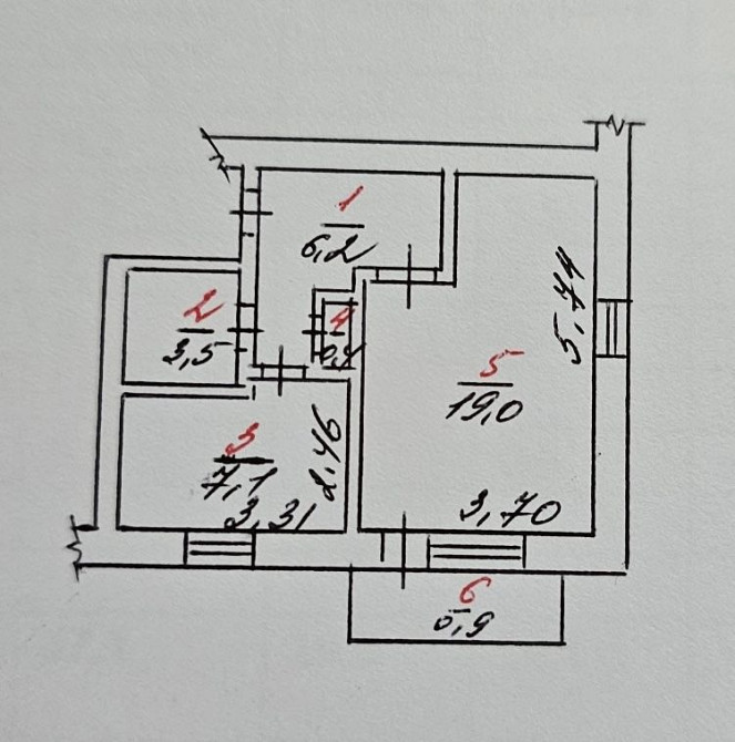 Прдам 1-кім. квартиру на Мікрорайоні Кам`янець-Подільський - зображення 7