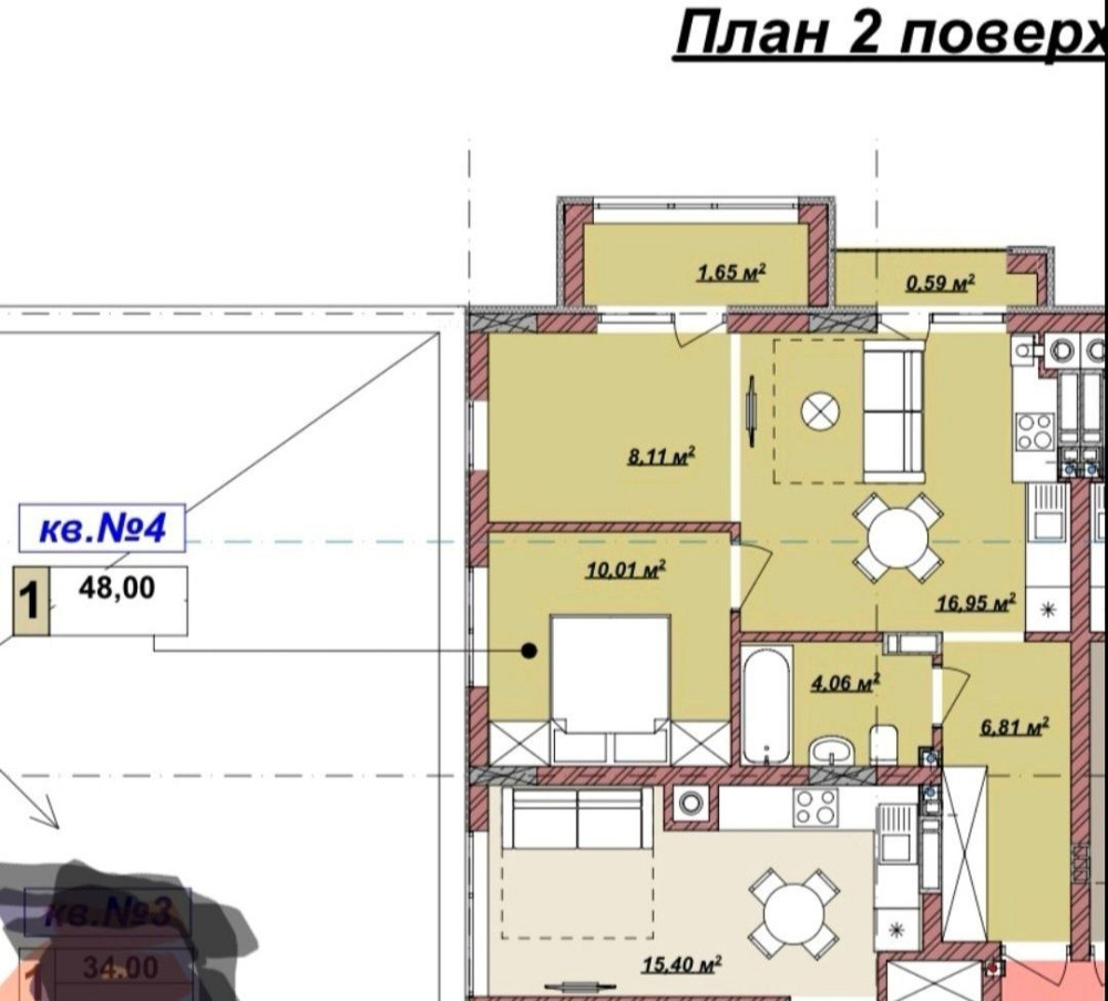 Продаж 2-кімн. кв. в новобудові Ужгород - изображение 8