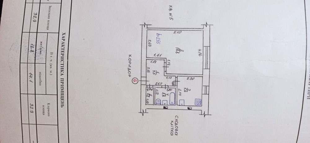 Продаж 1-но кімнатної квартири Гадяч - зображення 1
