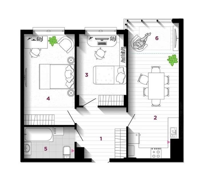 2-кімнатна квартира в ЖК UOne Ивано-Франковск - изображение 1