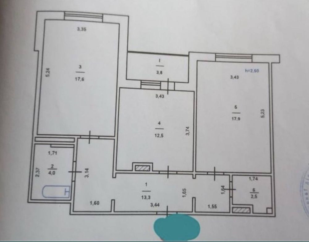 Квартира 70 кв.м трьохкімнатна пр. Моторний 11 Киев - изображение 1