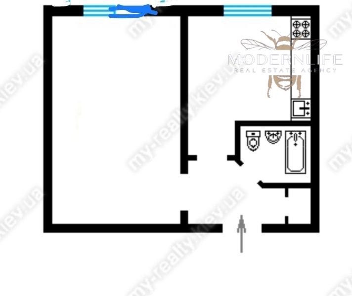 Продаж 1к квартири вул. Литвиненко-Вольгемут 5 Киев - изображение 8