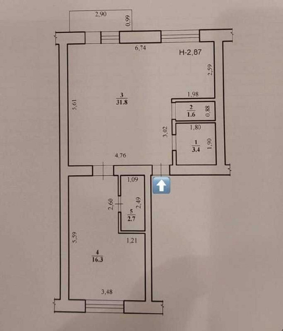 2-кім. Лабораторний пров, 24, Сталінка Печерський р-н, ст.м Печерський Киев - изображение 2