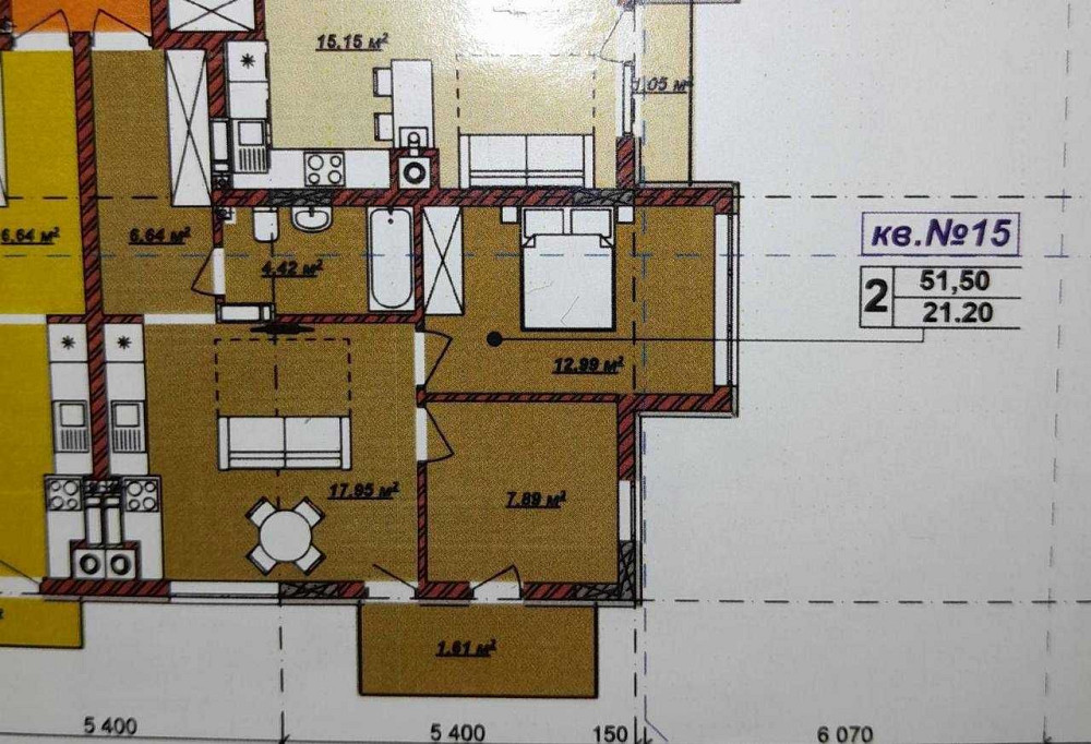 Продаж 2-кімнатної квартири| ЖК Б4| Новий район Ужгород - зображення 2