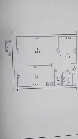 Продам 1-ком. квартиру под ремонт на пр. Соборном 149 ( сталинка) Запорожье - изображение 1