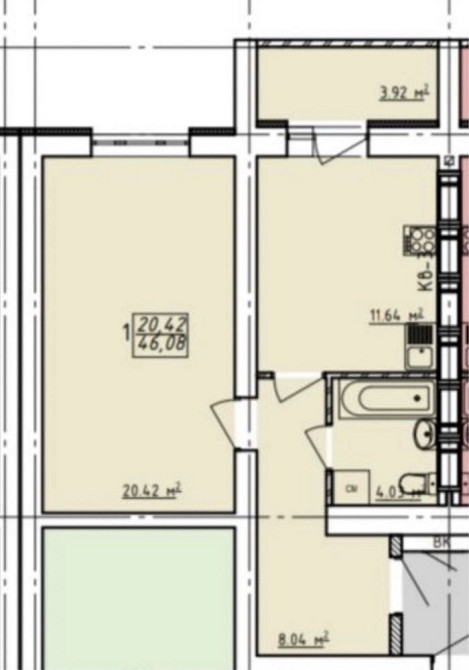 От собственника! 1-комн. квартира ЖК Левада-2 Є відновлення Харків - зображення 7