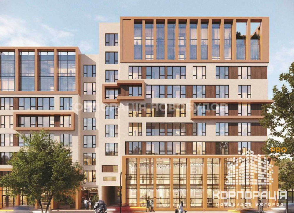 Продаж 1-км квартири у новобудові біля парку та поруч з Центром міста Ужгород - зображення 1