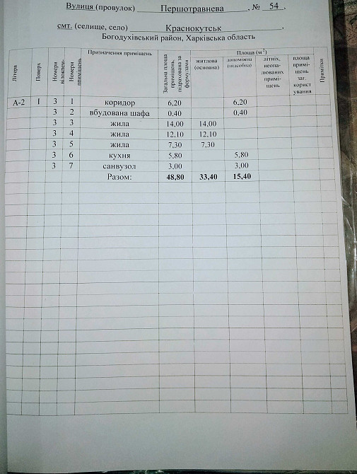 Продам 3-ох кімнатну квартиру Краснокутськ - зображення 2