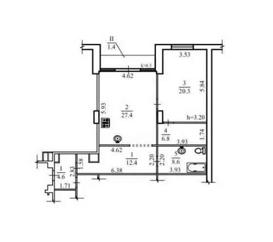 Продам квартиру 2к 76,9м2 ЖК Дуэт/ЦентрНабережная/Крутогорный спуск Dnipro