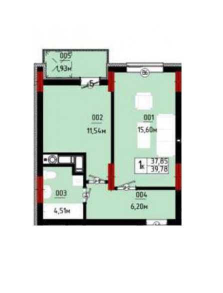 Готова 1к квартира, в центрі міста. Бельведерська Івано-Франківськ - зображення 3