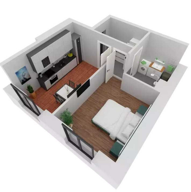 1-к квартира 37м.кв від забудовника в ЖК РІдний-2, Гатне Чабани - зображення 2