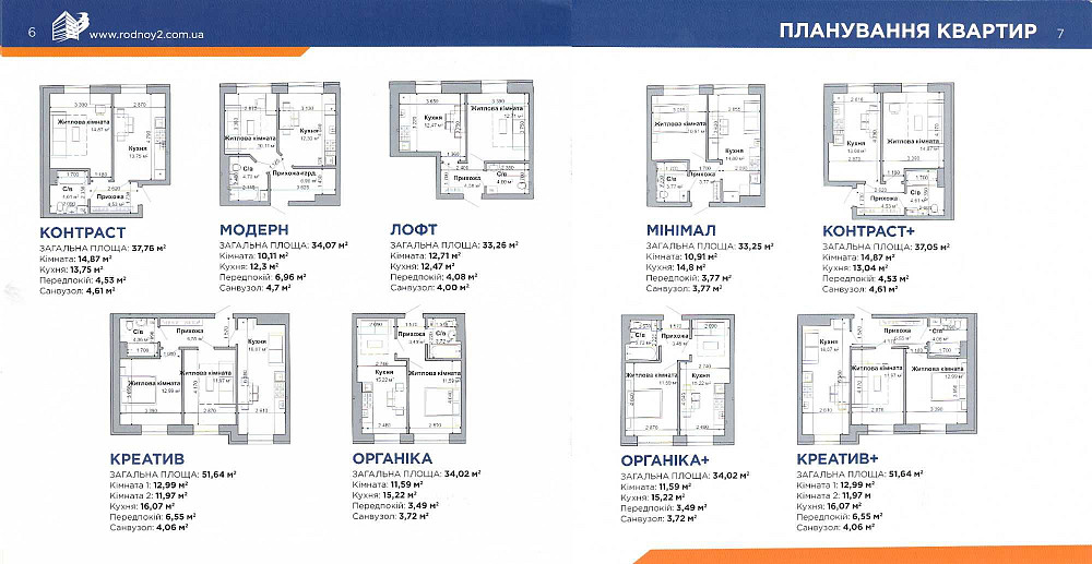 1-к квартира 37м.кв від забудовника в ЖК РІдний-2, Гатне Чабани - зображення 3