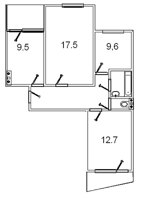 Продам 3-комнатную квартиру Средний этаж Шишкина Вузовский Одесса - изображение 4