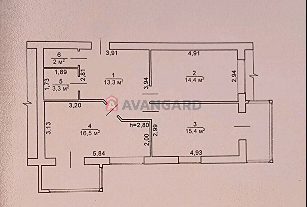 Квартира 71 м2.в ЖК Форест. Остання пропозиція! Черкассы - изображение 1