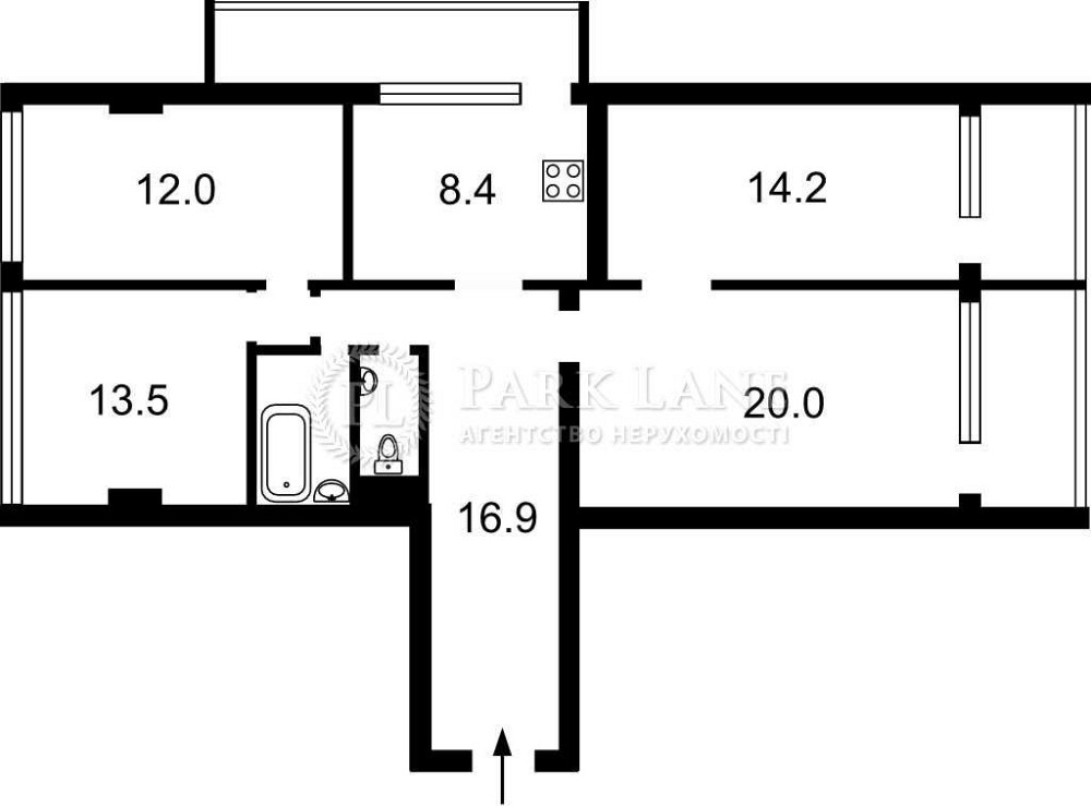 Богдана Хмельницького 39 Продам 4-к 105м2 Центр Золоті Ворота ТОП БЕЗ% Киев - изображение 3