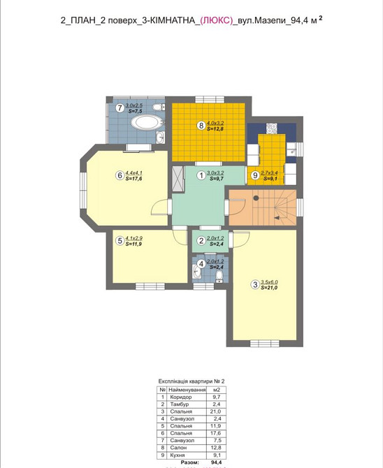Продаж 3 кімнатноі квартири новобудова ПІД КЛЮЧ вул Мазепи депот Чернівці - зображення 6