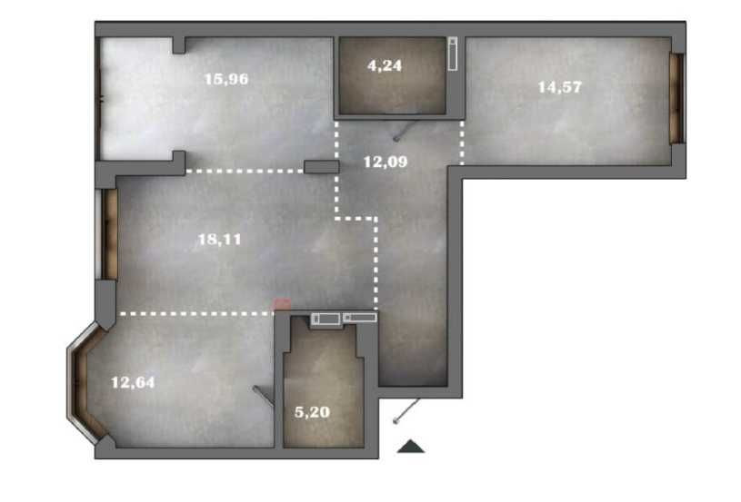 ГОТОВА 3-кімнатна квартира в ЖК 7я Щасливе - зображення 2