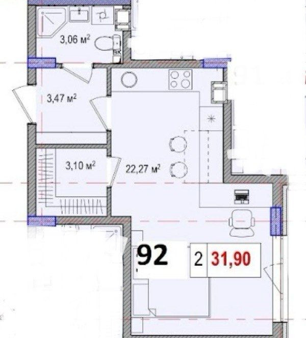 СУПЕРАКЦІЯ! Розстрочка. Квартира 32м2 від Забудовника без комісії Киев - изображение 2